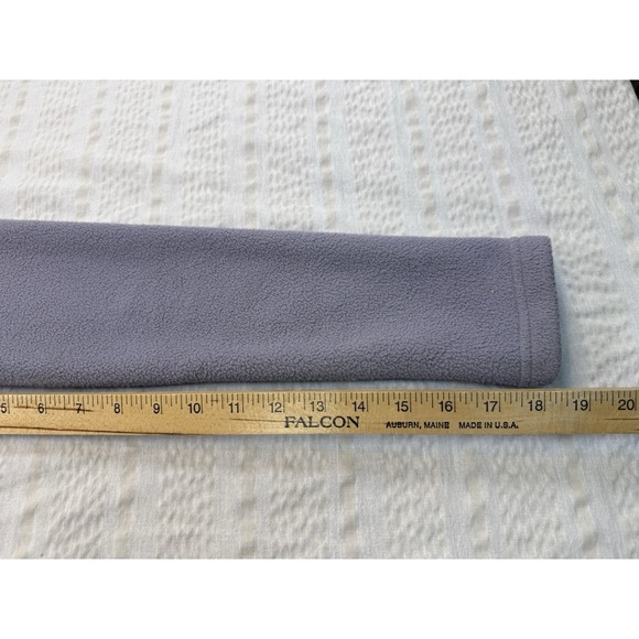 American Eagle Trail Fleece Jacket XS Purple Cream Hooded Full Zip Outdoor - Picture 7 of 7